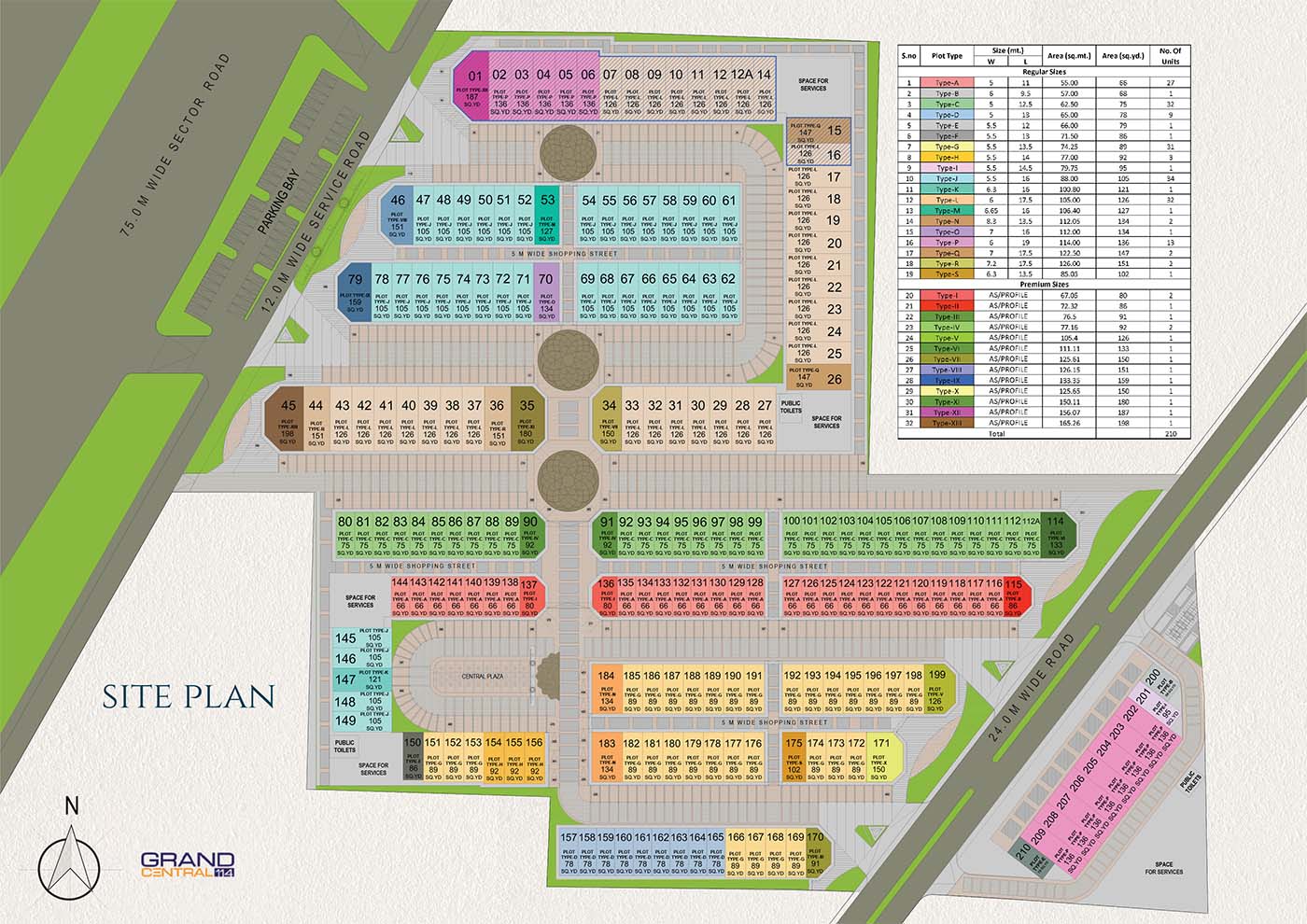 Grand Central 114 Siteplan