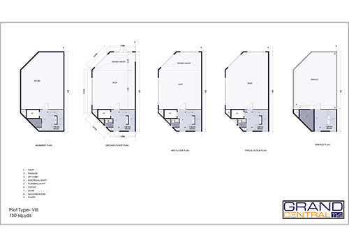 Grand Central 114 Floor Plans