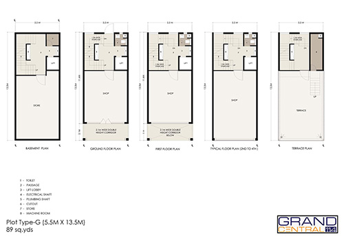 Grand Central 114 Floor Plans
